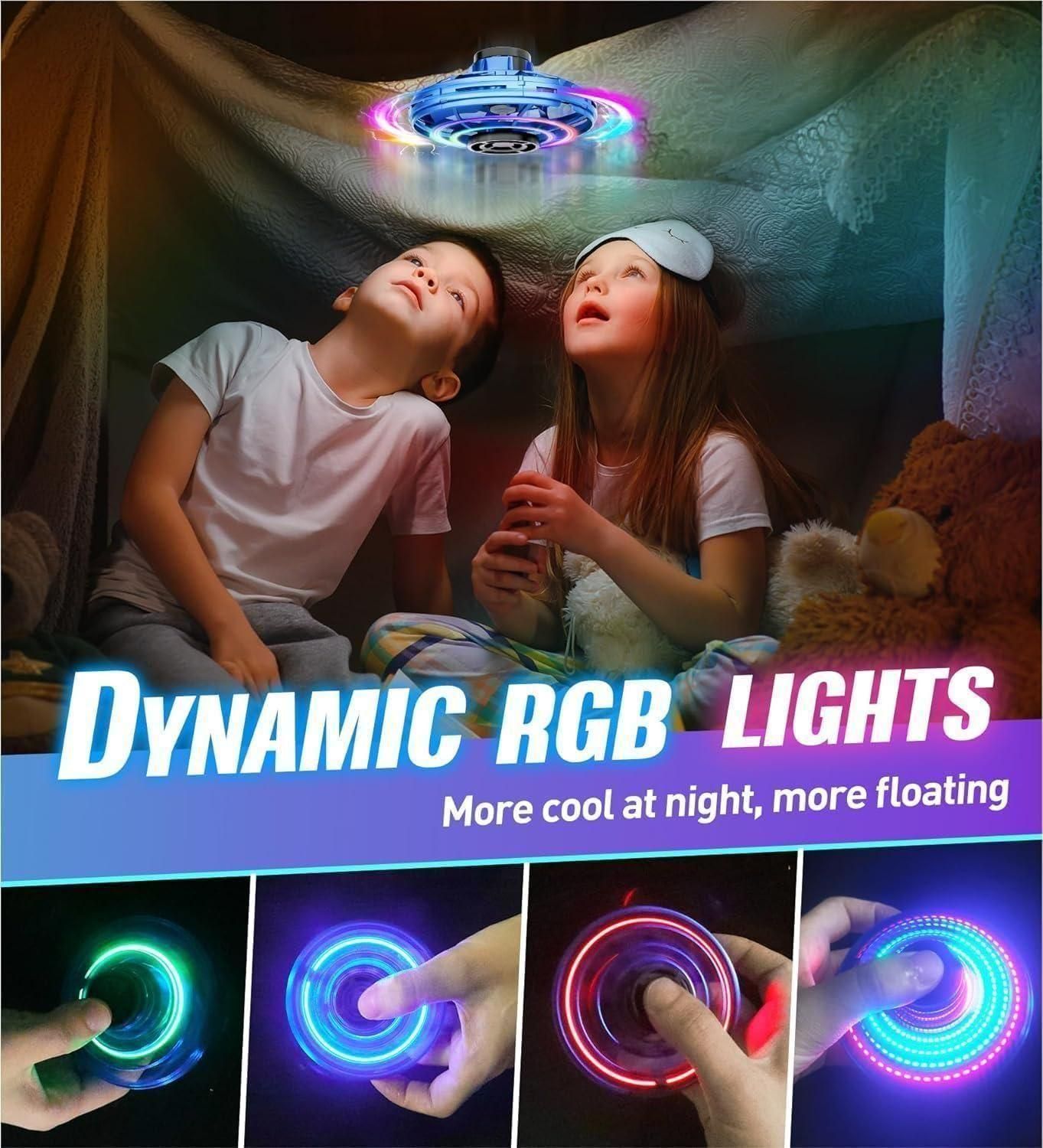 Magic Flying Orb Spinner – LED Hover Ball Toy for Kids (Assorted Colors)