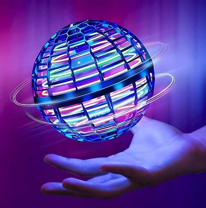 Flying Spinner Ball – Magic Boomerang Orb with LED Lights