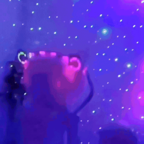 Astronaut Galaxy Projector - 360 Magnetic Head Rotation, Remote Control